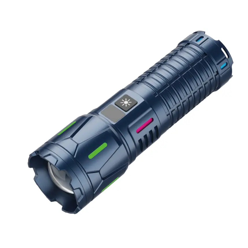 100W ایل ای ڈی ٹیکٹیکل فلیش لائٹ USB ریچارج ایبل